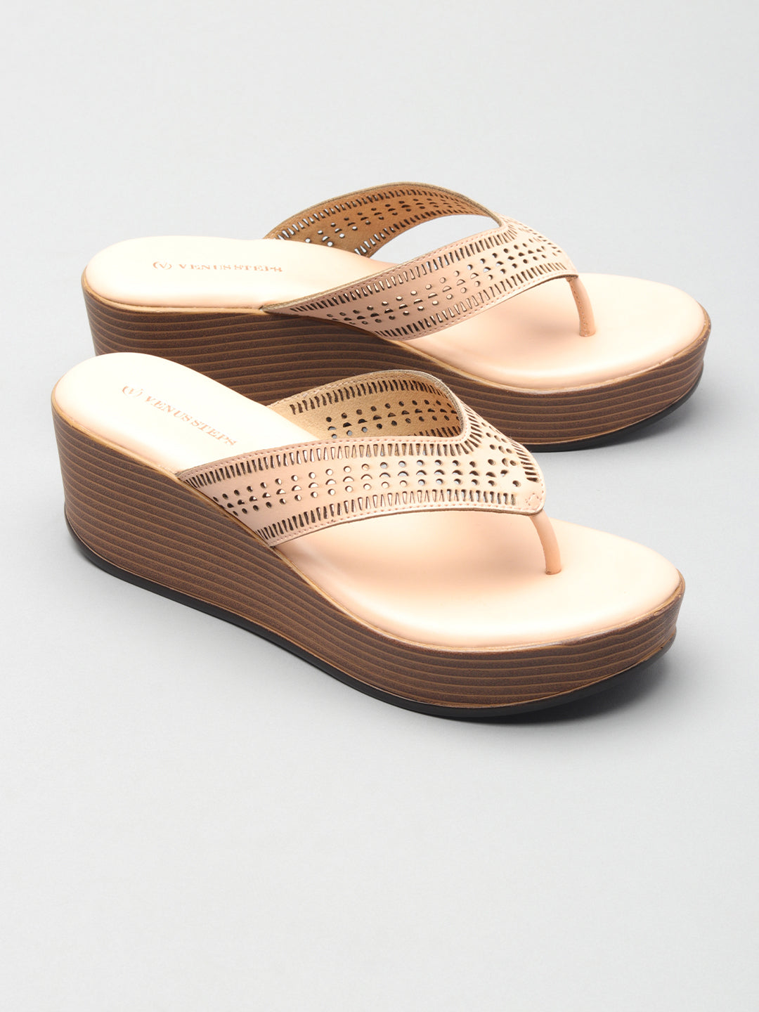 Women's Classic Wedge Heel Chappals