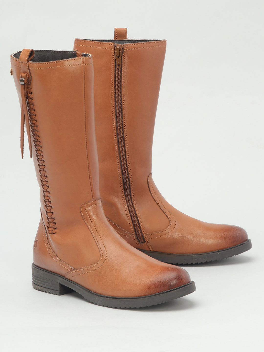 Venus Kids Block Heel Matt Finish Boots