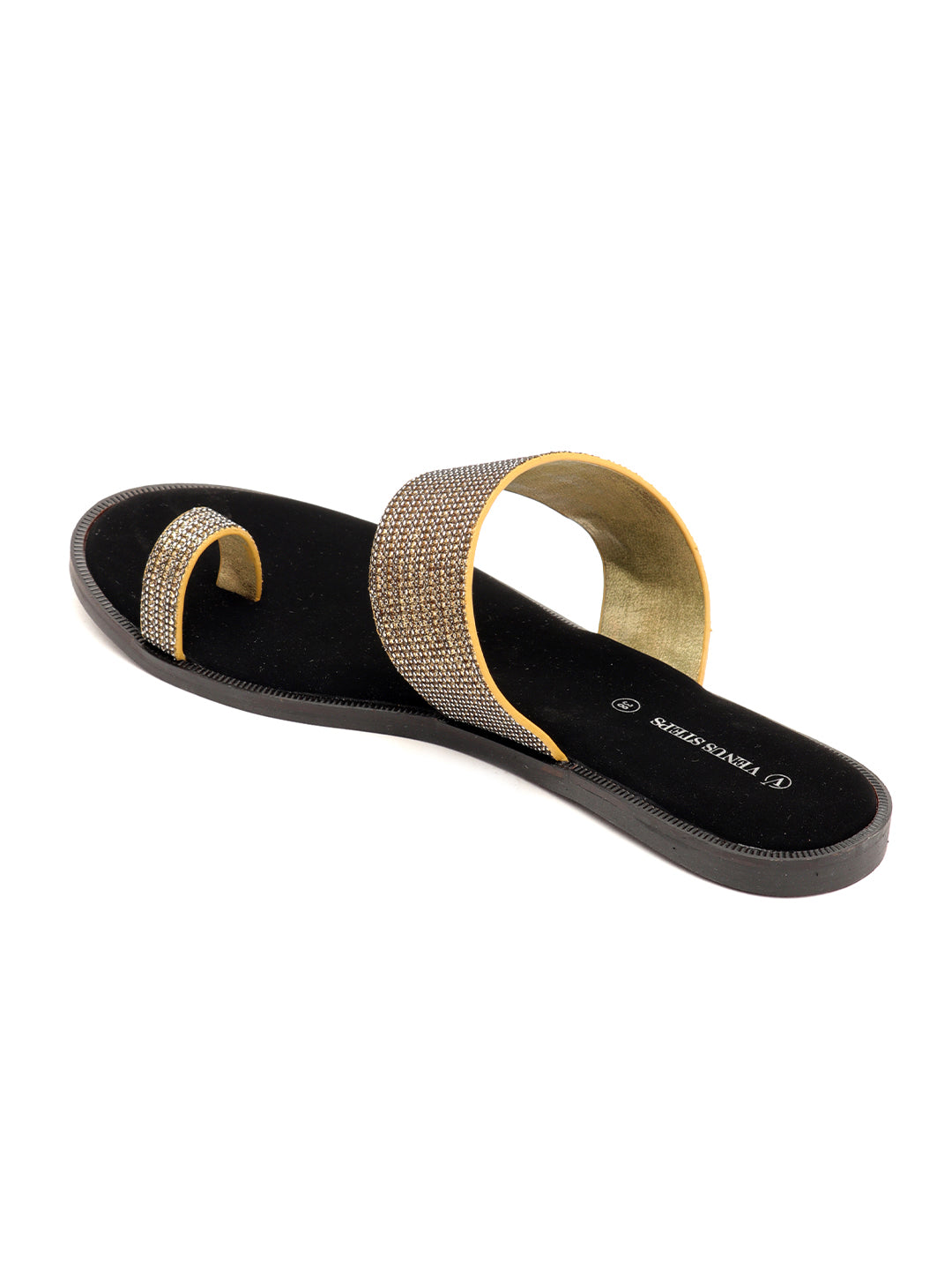 Venus Shimmery Flat Chappals