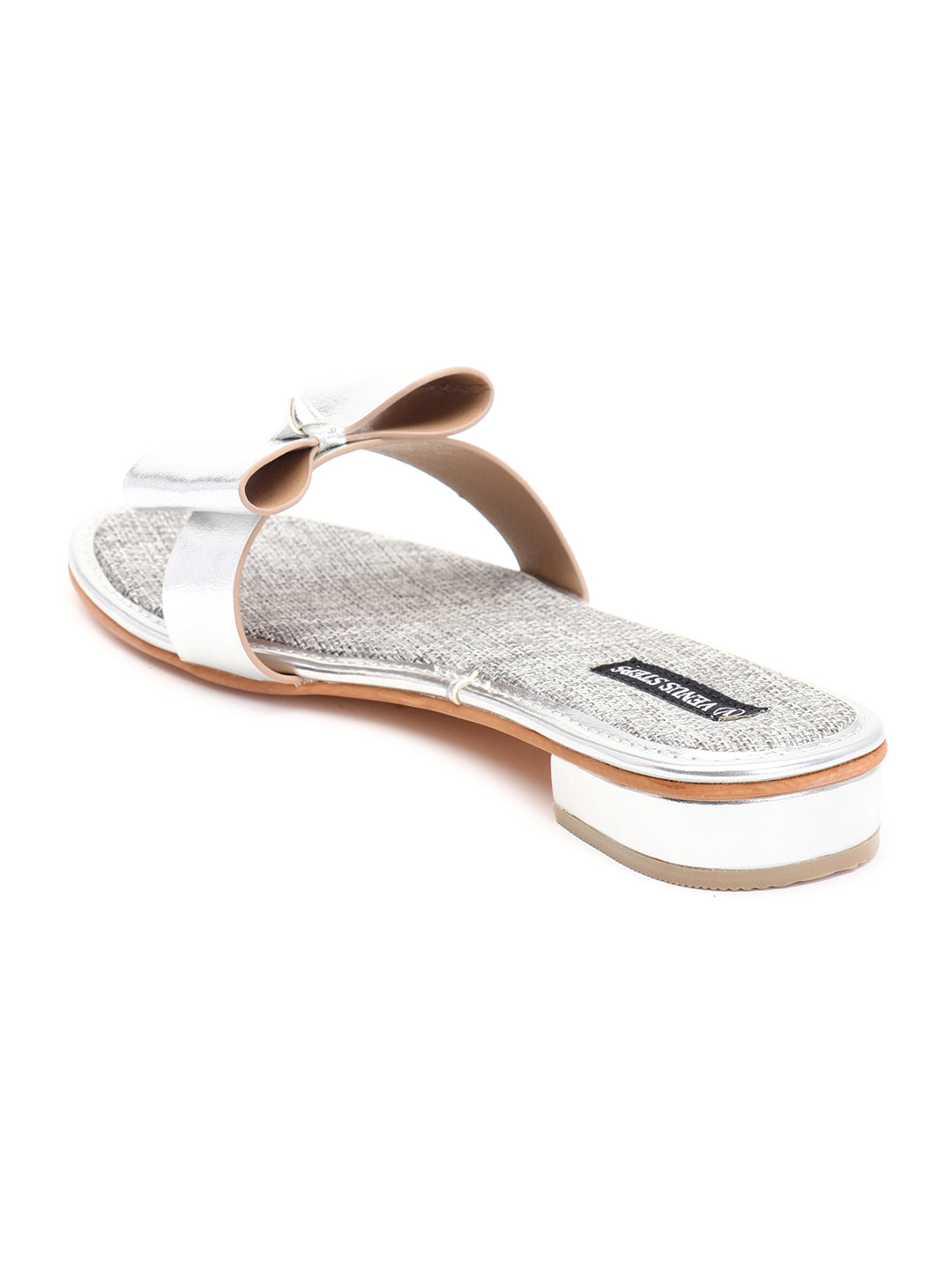 Venus Steps Mettalic Flat Chappals