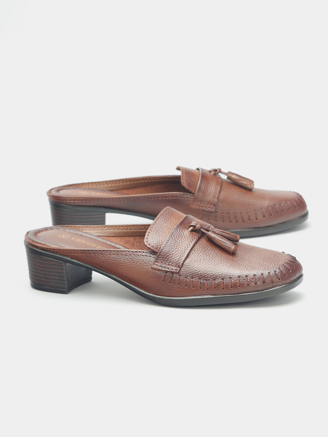 Block Heel Nappa/Matt Buntoe