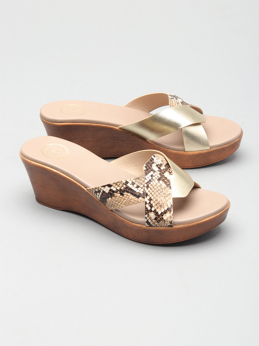 Casual Wedge Heel Slippers