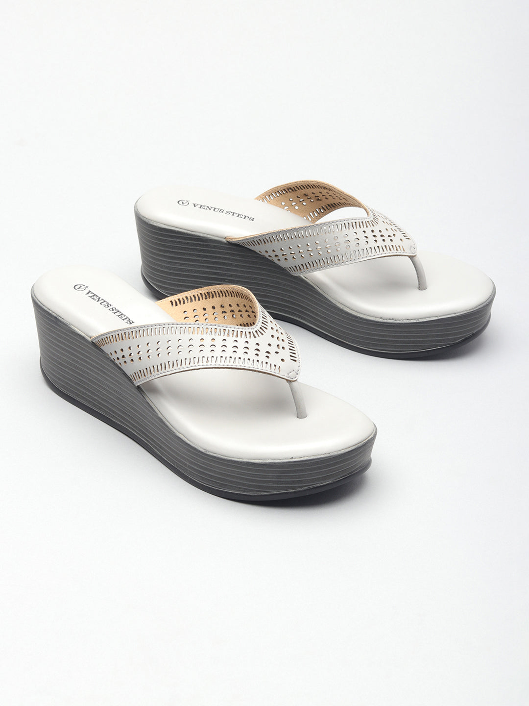 Women's Classic Wedge Heel Chappals