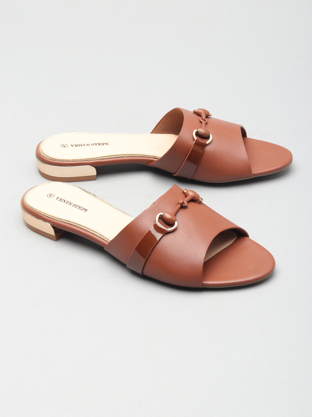 Dazzling Open Toe Flats