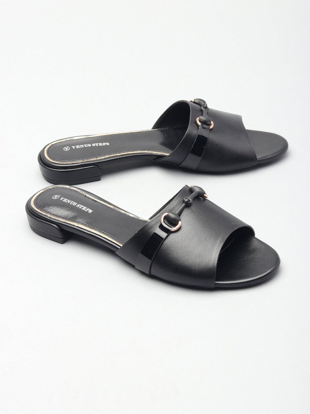 Dazzling Open Toe Flats