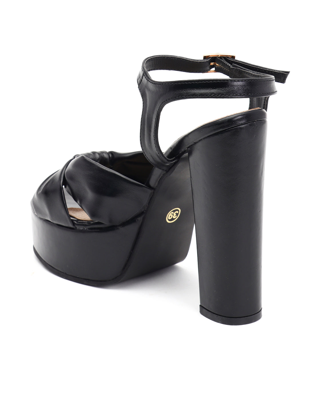 Venus Steps Glossy finish Block heel sandals