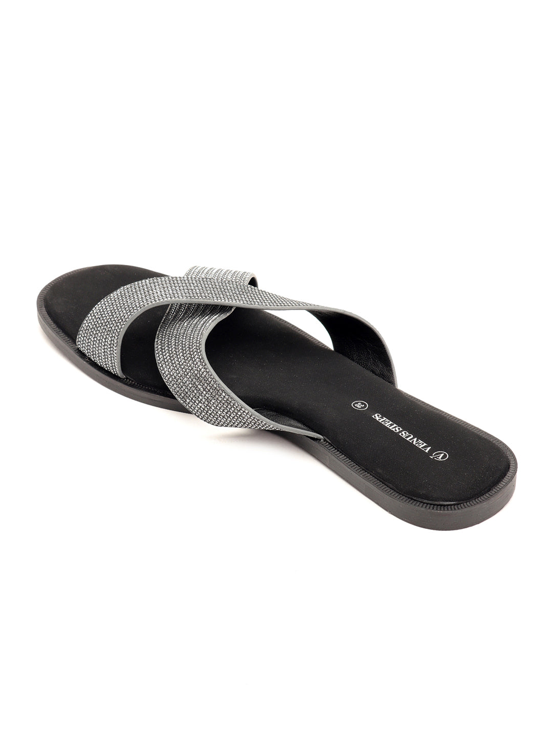 Venus Shimmery Flat heel Slippers