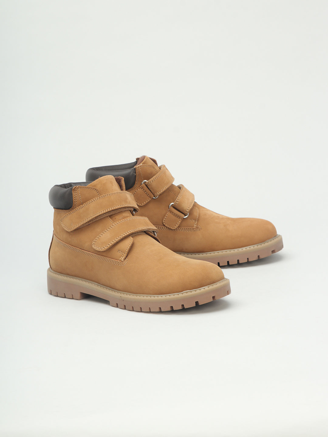 Venus Kids Round Toe Suede Leather Boots