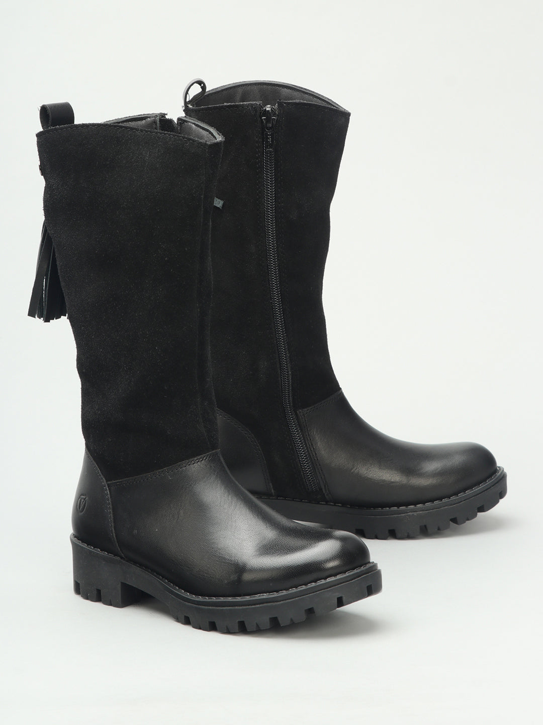 Venus Kids Round Toe Nappa/Matt Boots