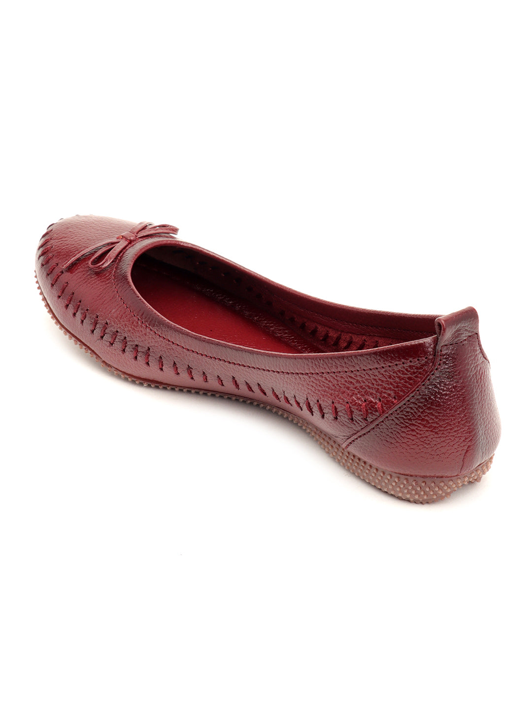 Venus Steps Leather Flat Ballerinas