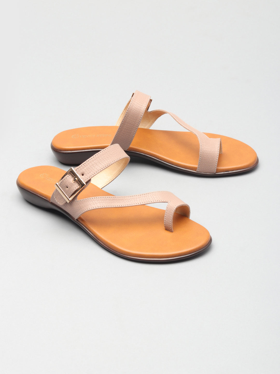Synthetic Flat Chappals from Venus Steps-ladies