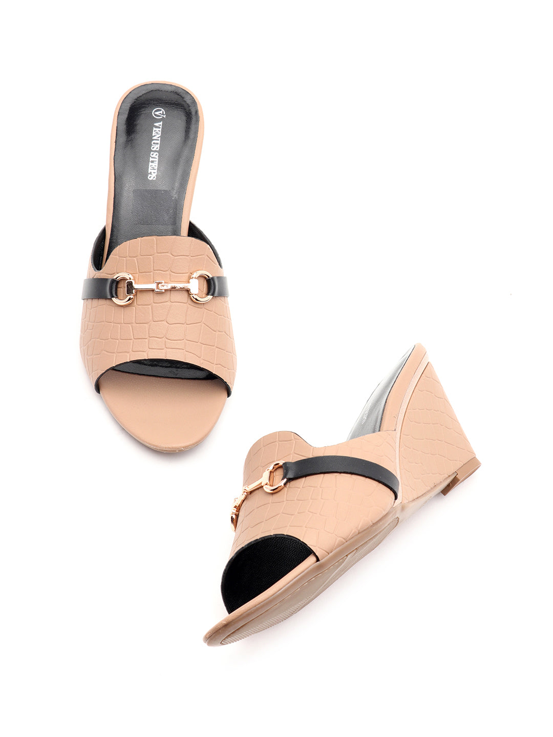 Venus Wedge heel Glossy Sandals