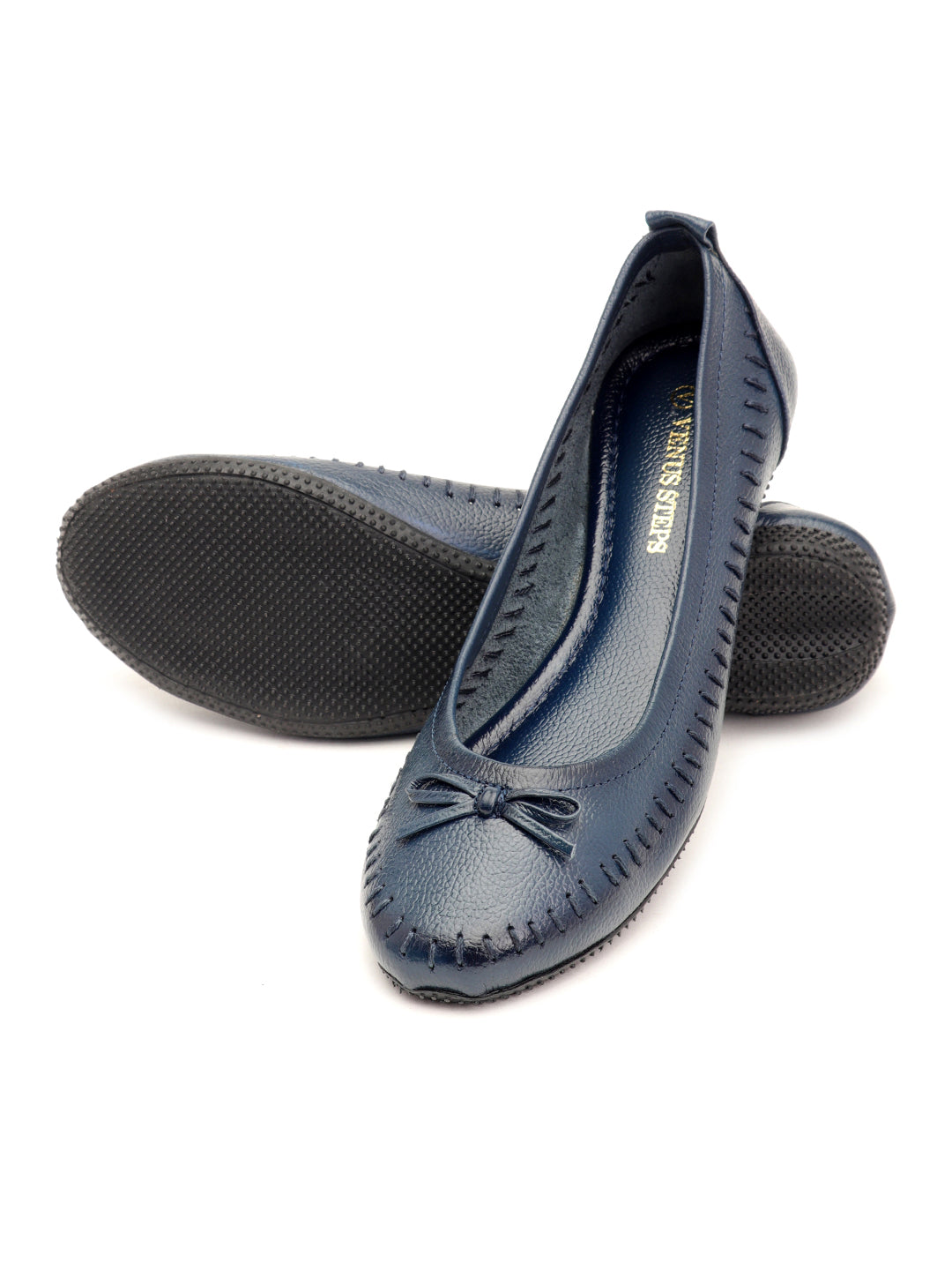 Venus Steps Leather Flat Ballerinas