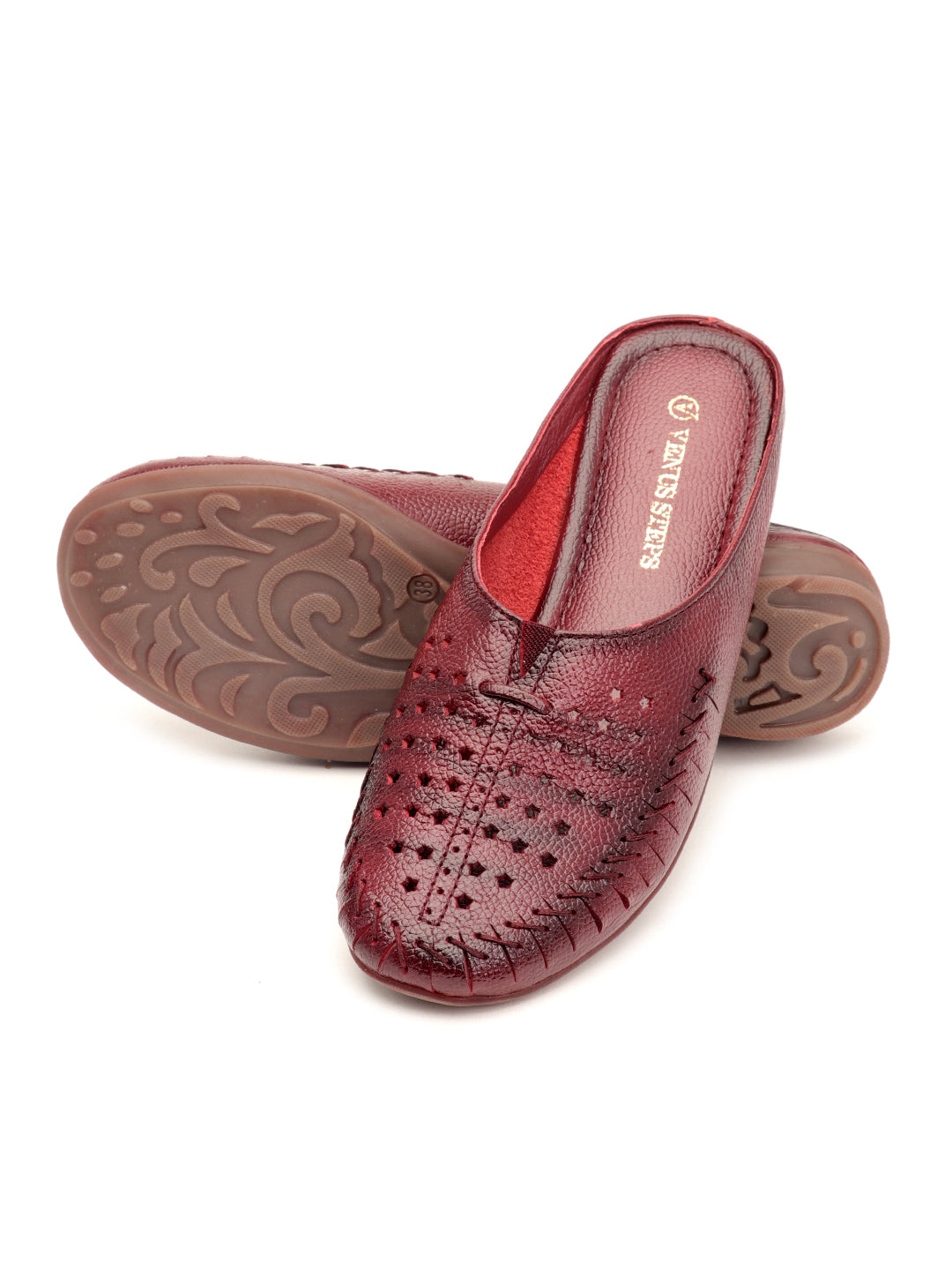 Venus Steps Leather Flat Buntoe