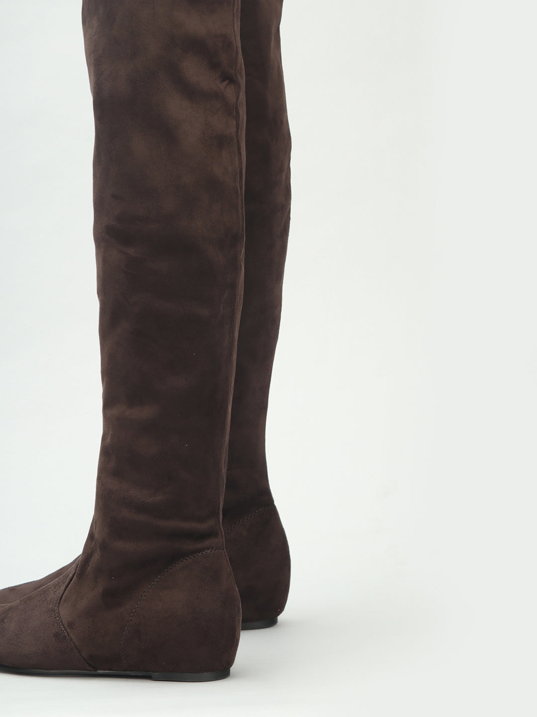 Venus Knee Length Suede Long Boots