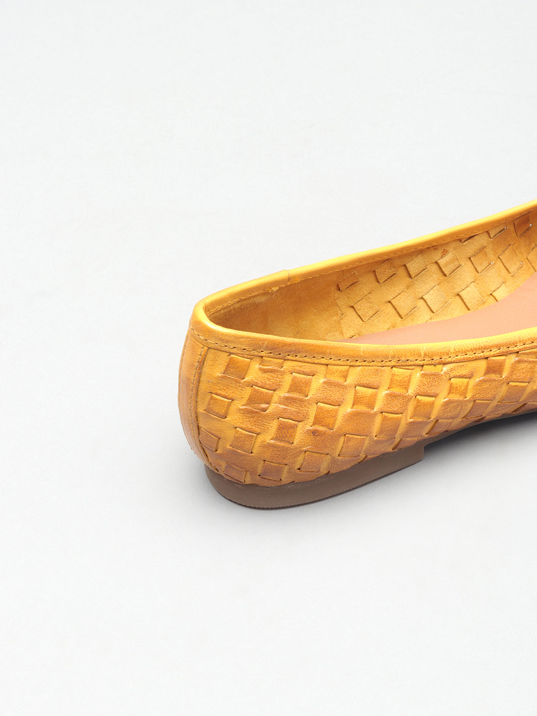 Casual Textured Ballerinas