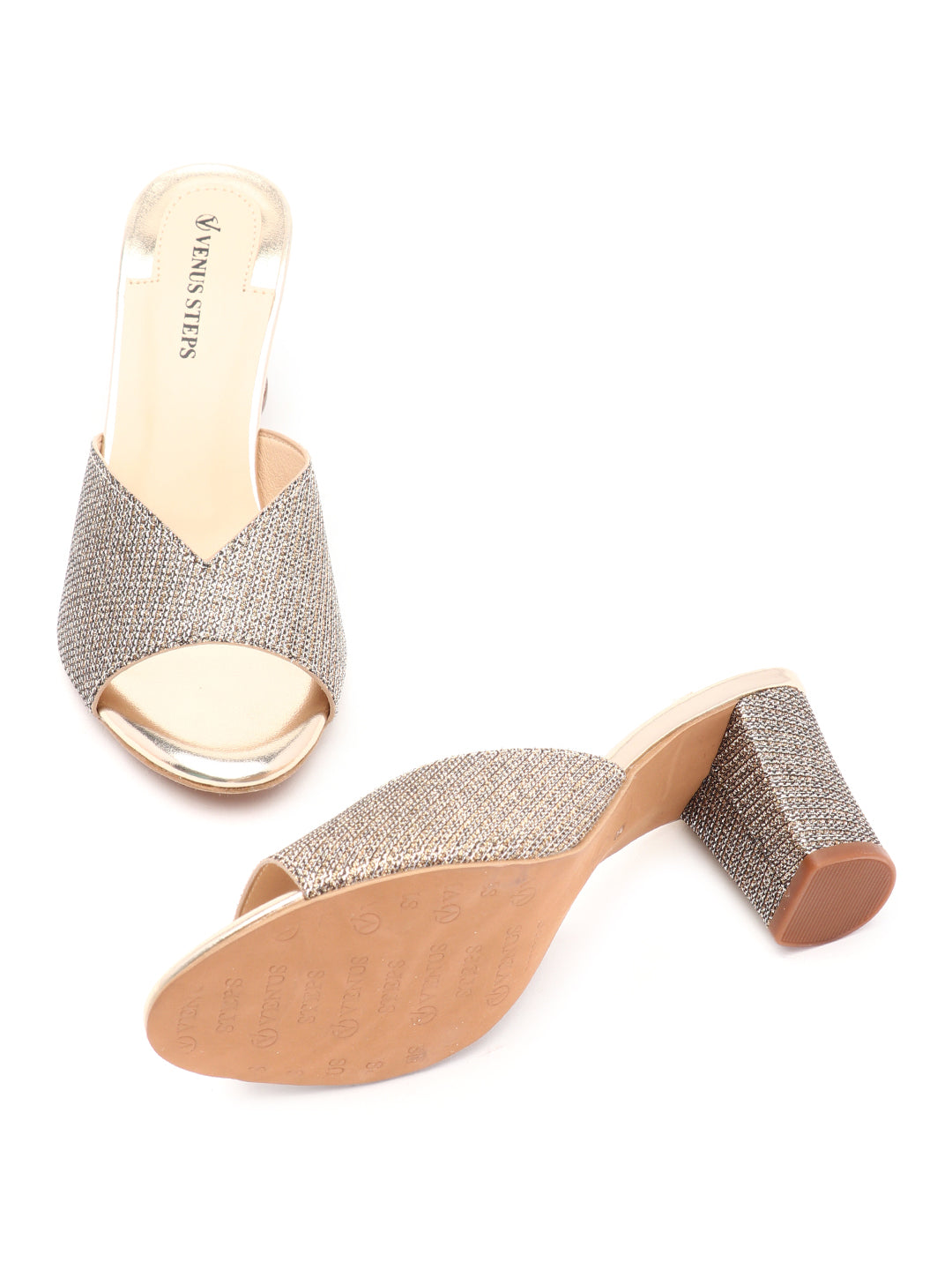 Venus Steps Metallic shade sandals