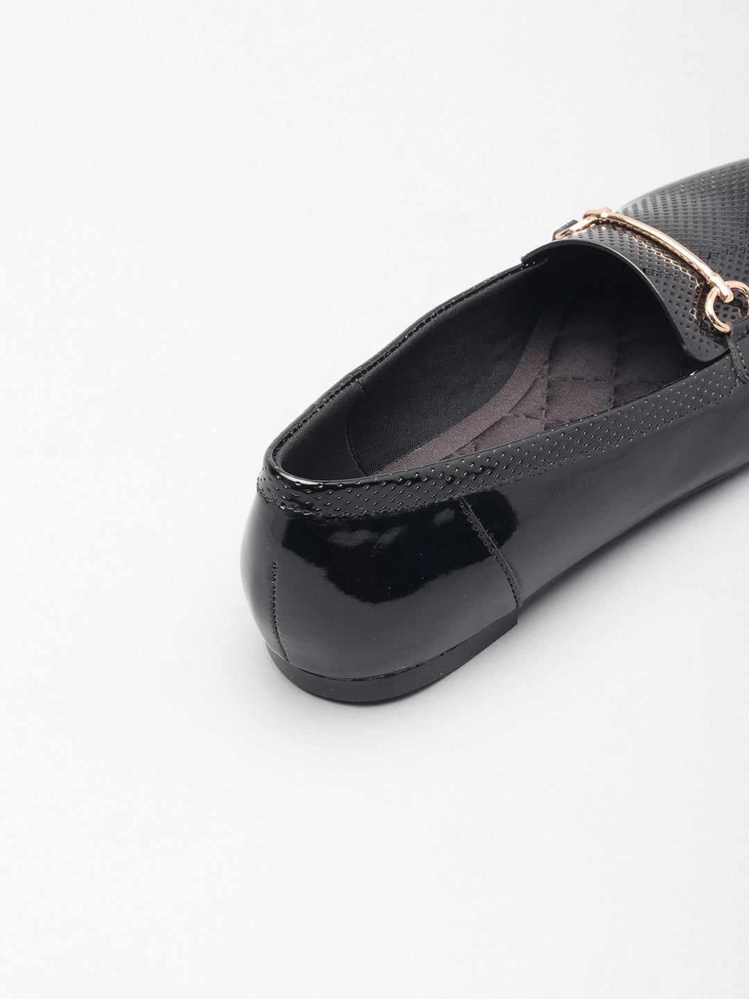 Classic Textured Ballerinas Flat