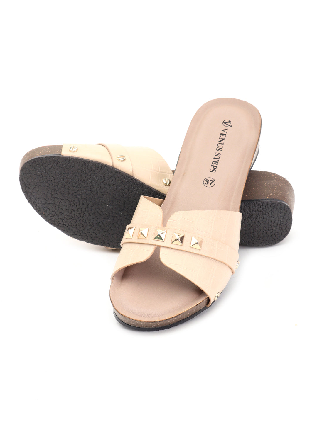 Venus Steps Wedge Heel Nappa/Matt Slippers