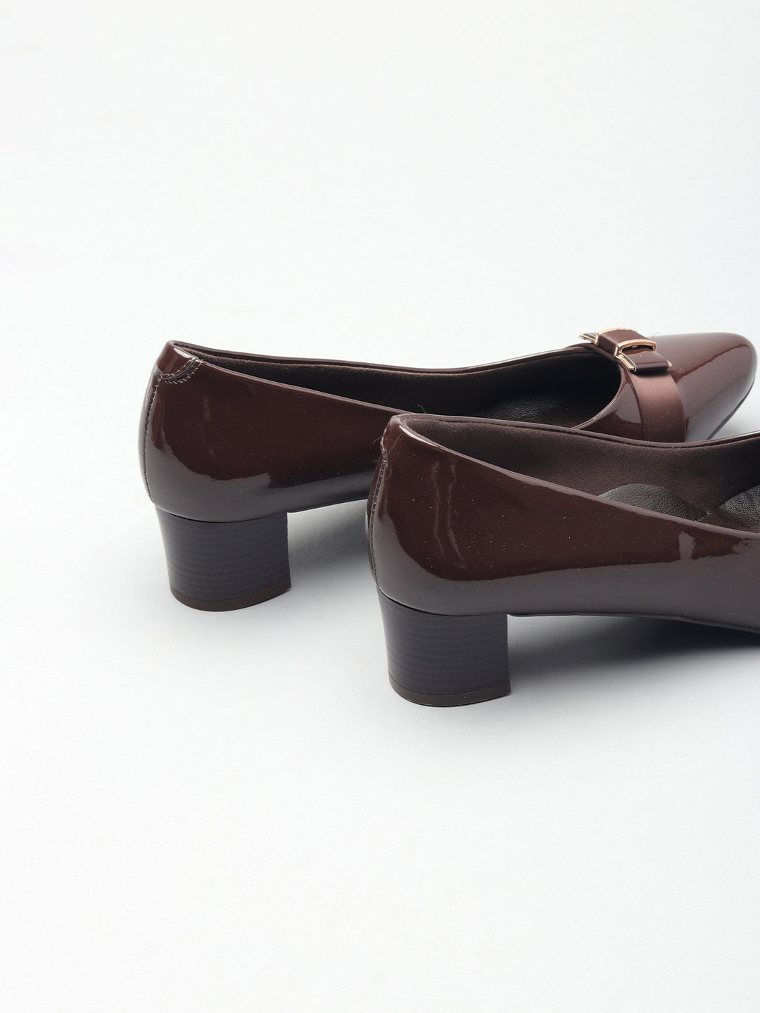 Womens Patent/Glossy Kitten Ballerinas