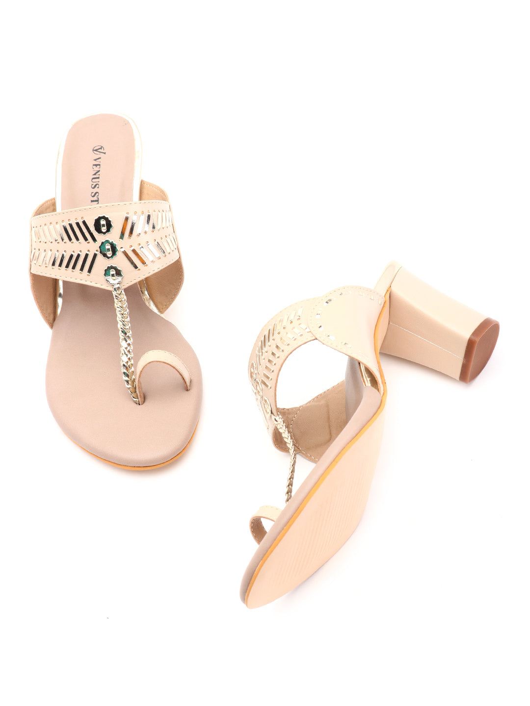 Venus Steps Block Heel Chappals