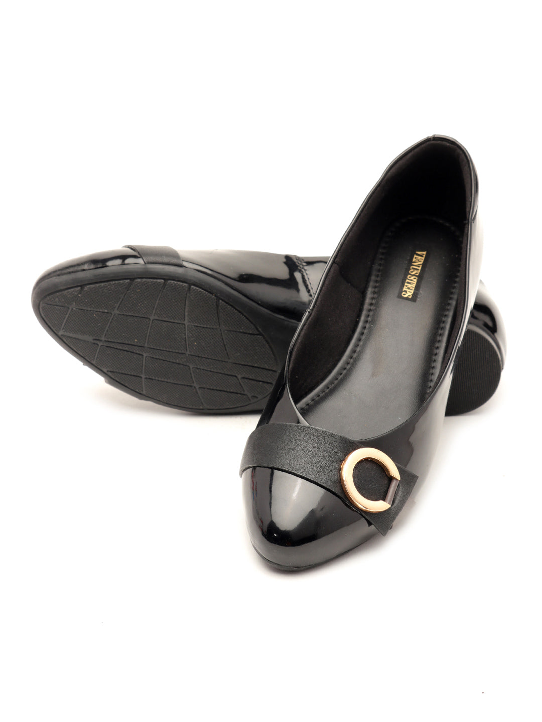Venus Steps Glossy Close front Shoe