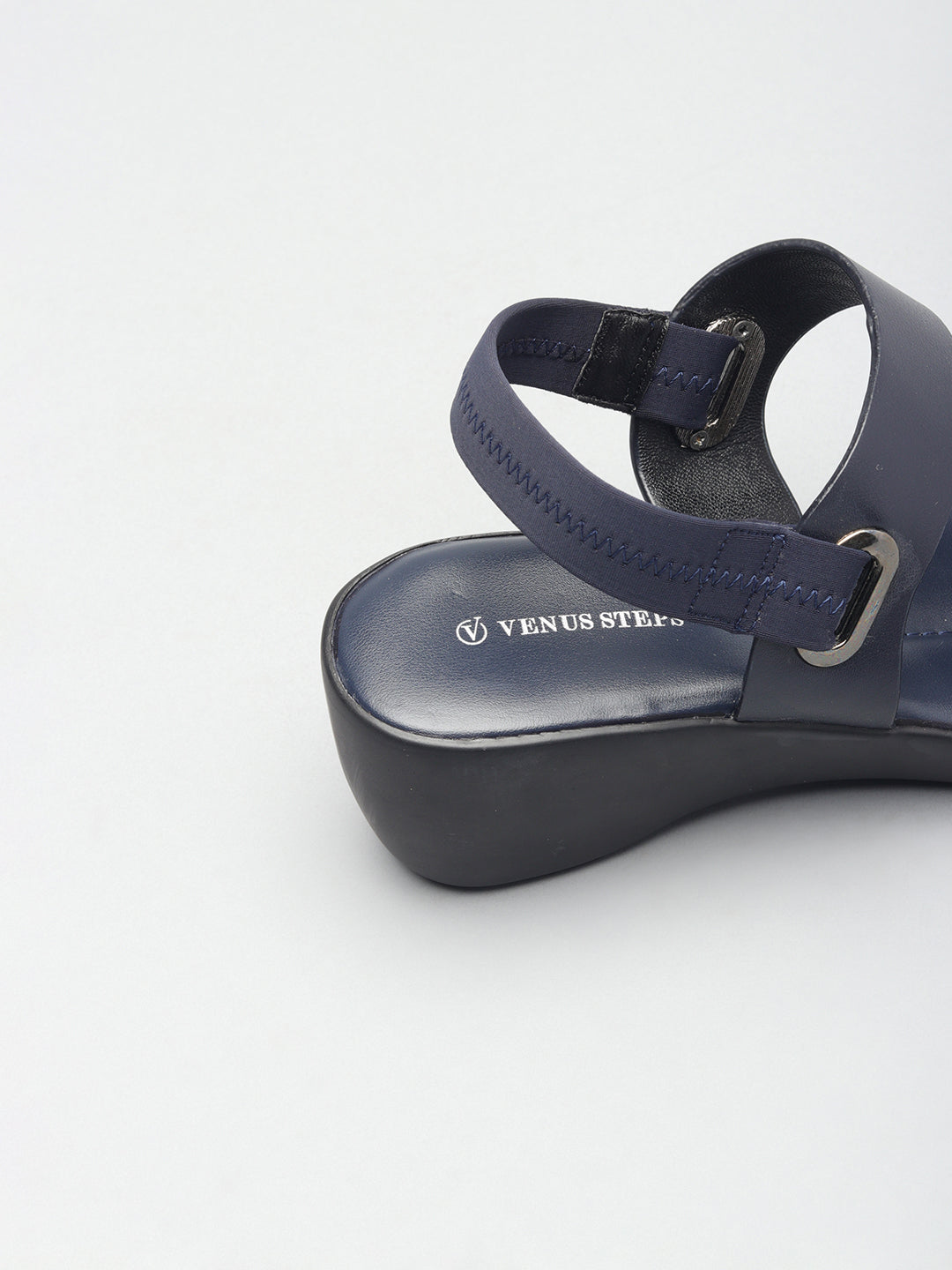 Womens Solid Wedge Sandals