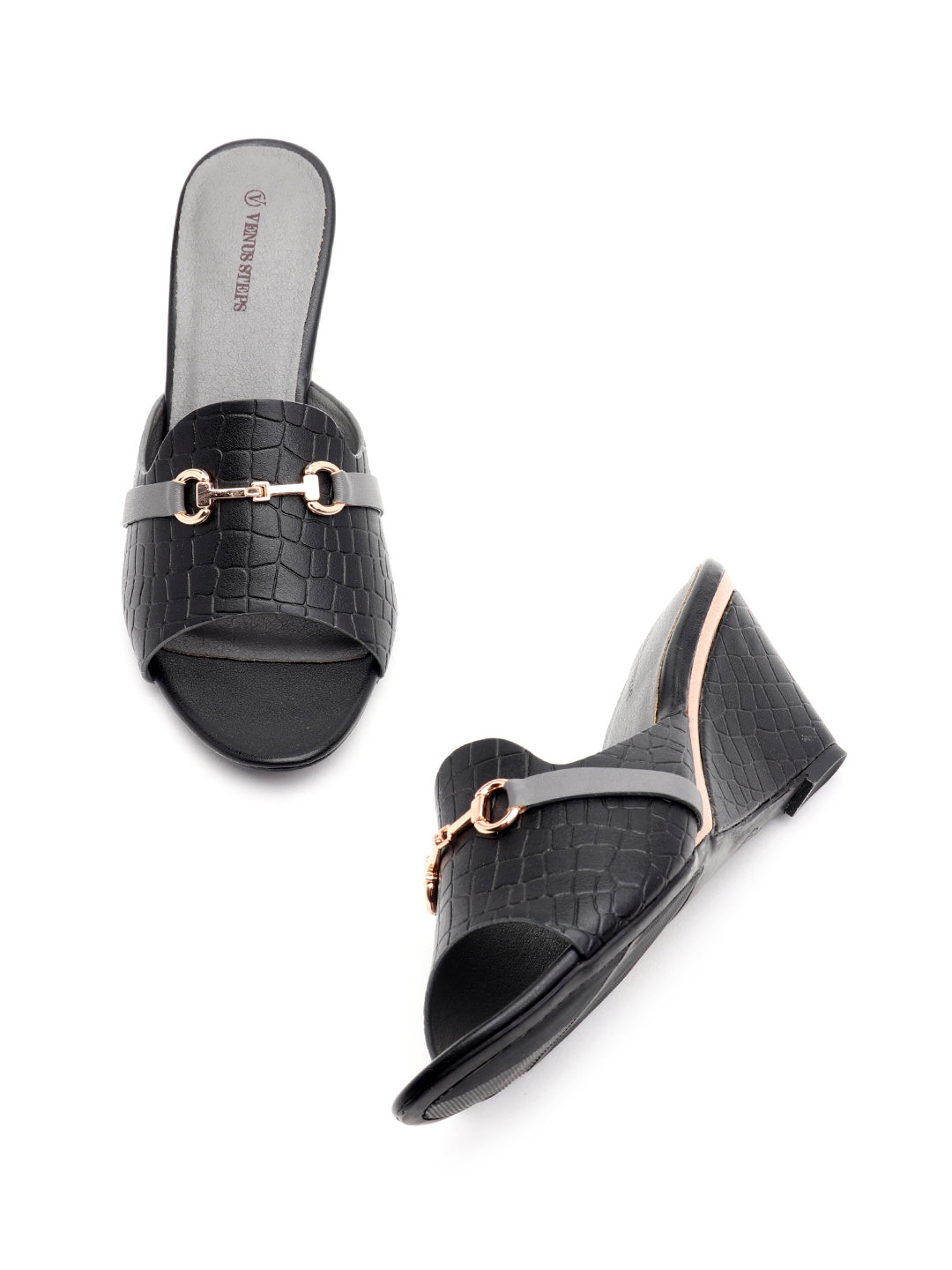 Venus Wedge heel Glossy Sandals