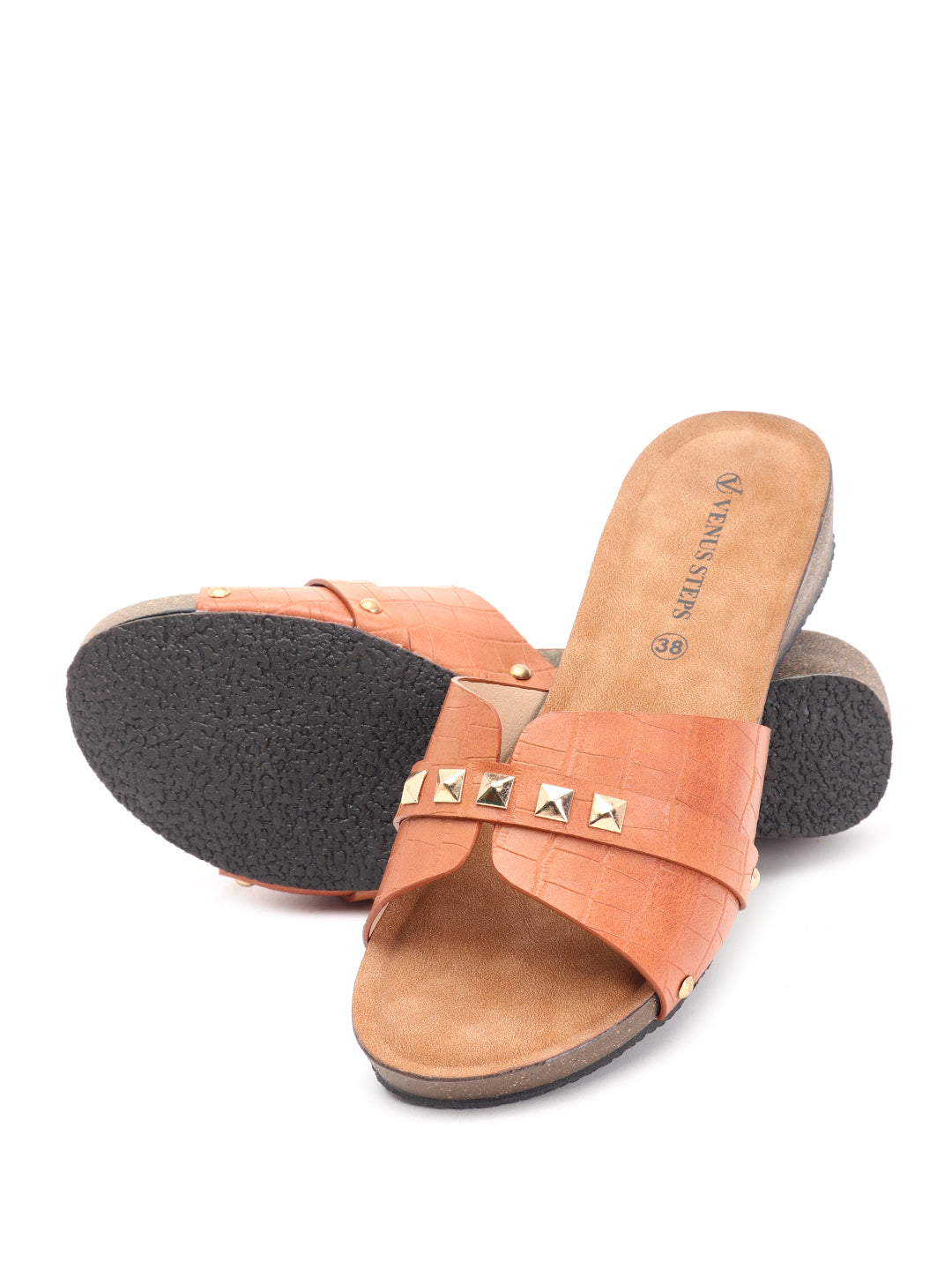 Venus Steps Wedge Heel Nappa/Matt Slippers