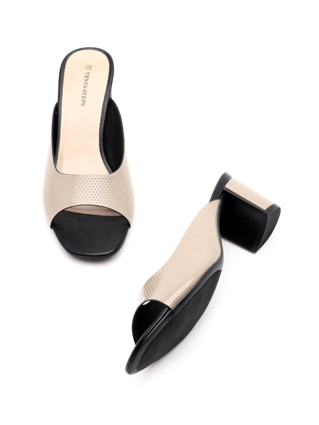 Venus Block Heel Slip ons