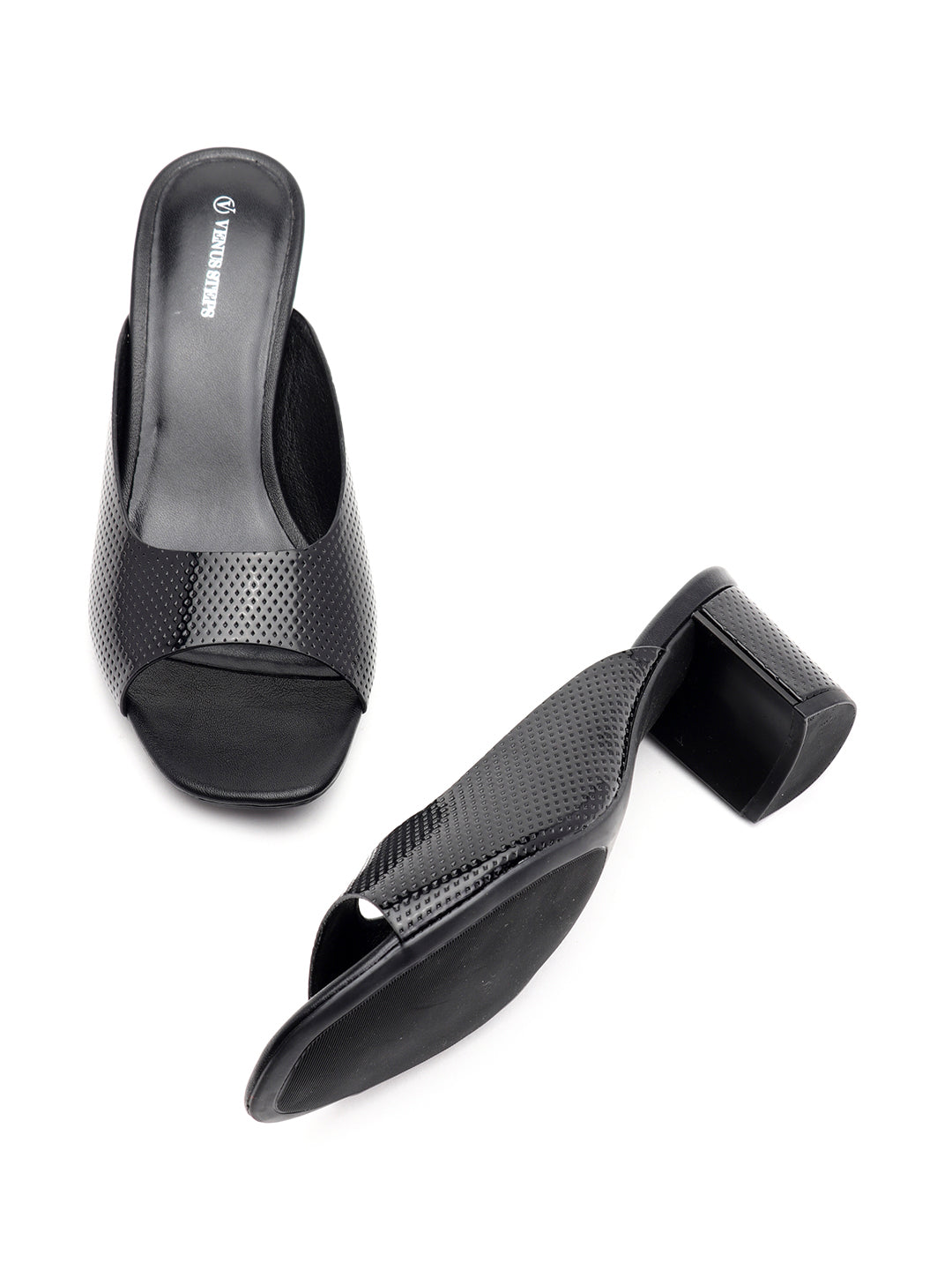 Venus Block Heel Slip ons