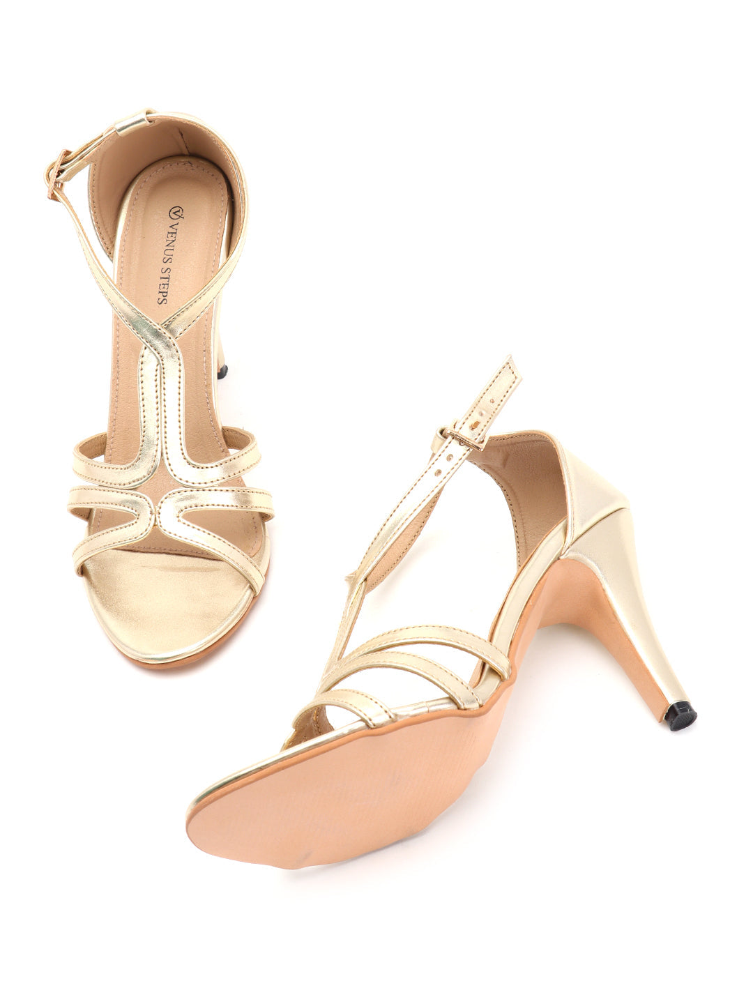Venus Steps Open toe pencil heel sandals