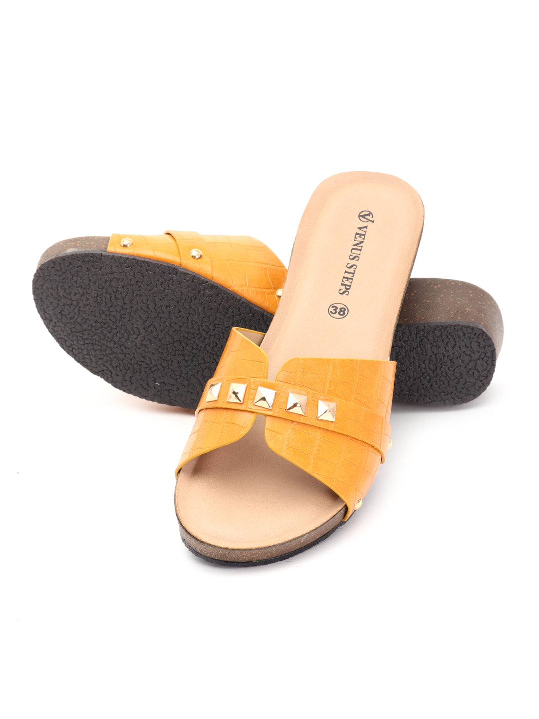 Venus Steps Wedge Heel Nappa/Matt Slippers