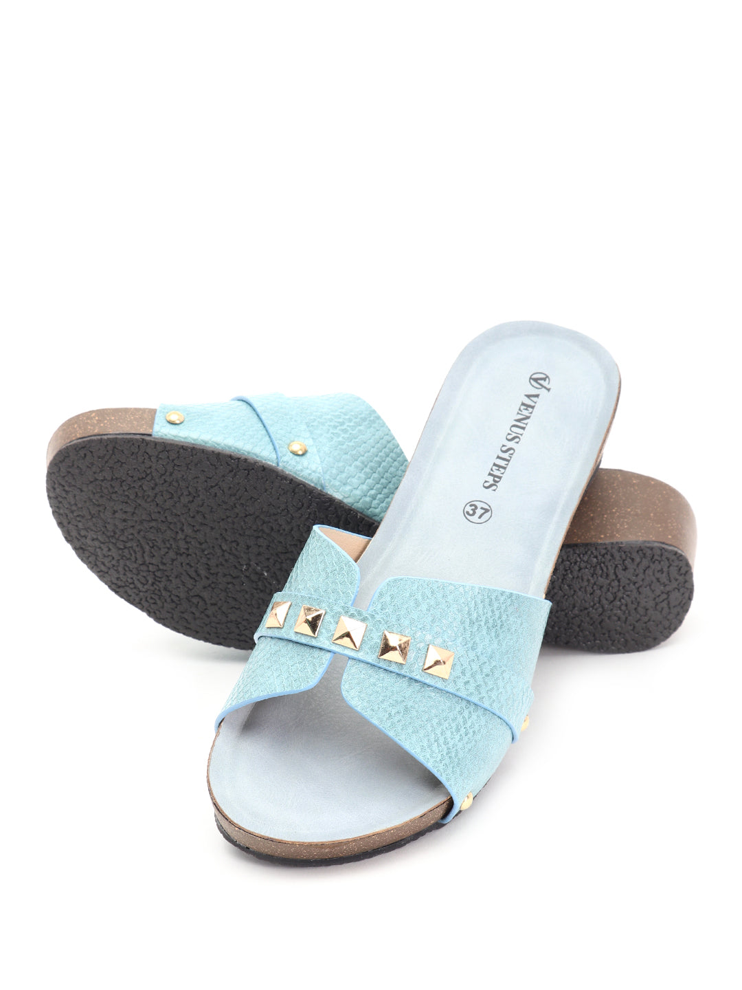 Venus Steps Wedge Heel Nappa/Matt Slippers