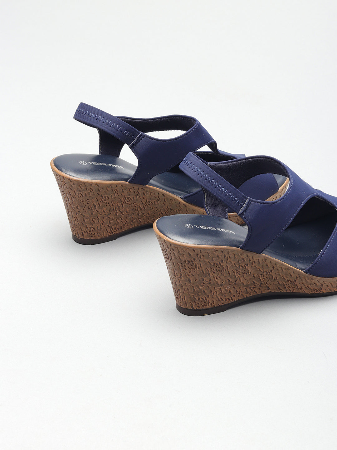 Womens Solid Wedge Heel Sandals