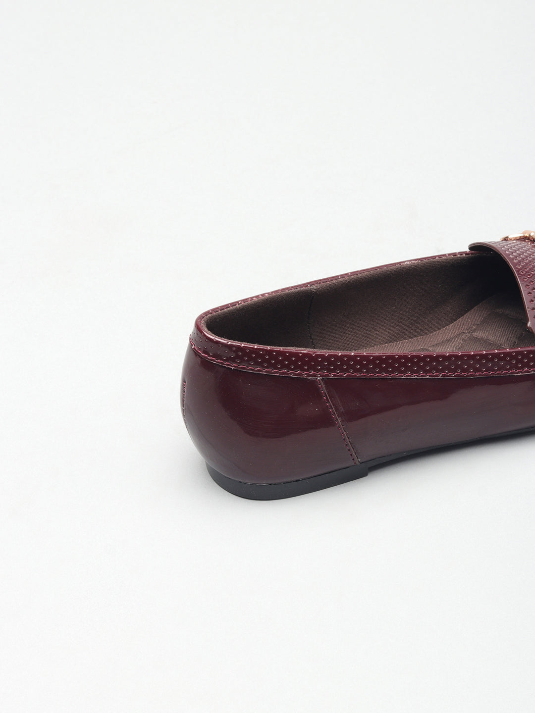 Classic Textured Ballerinas Flat