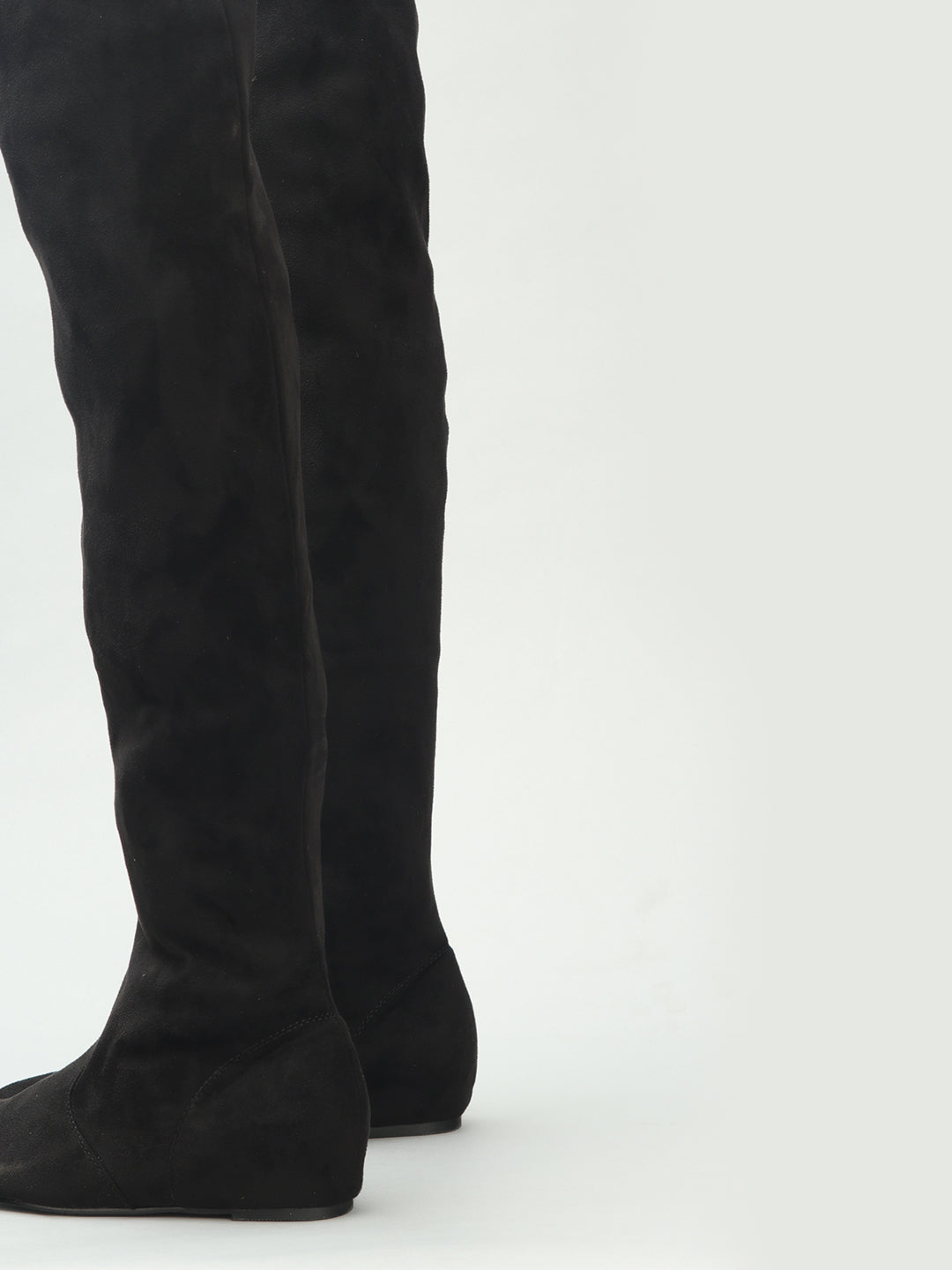 Venus Knee Length Suede Long Boots
