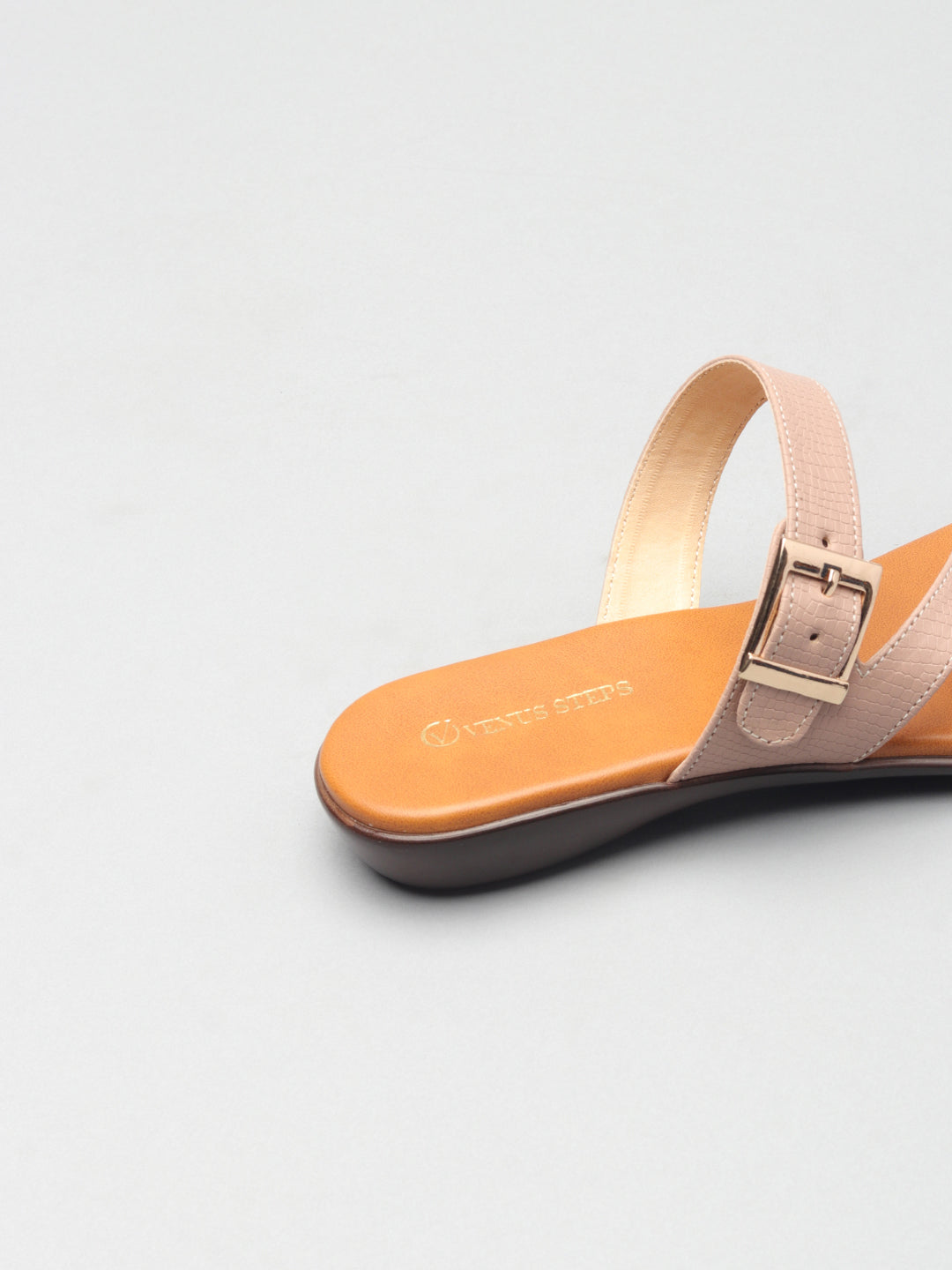 Synthetic Flat Chappals from Venus Steps-ladies