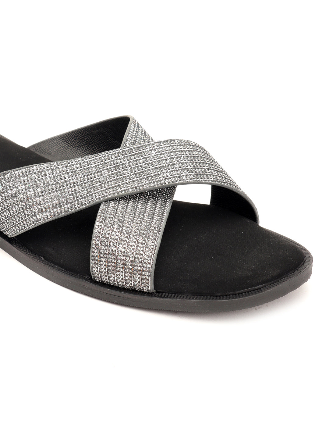 Venus Shimmery Flat heel Slippers