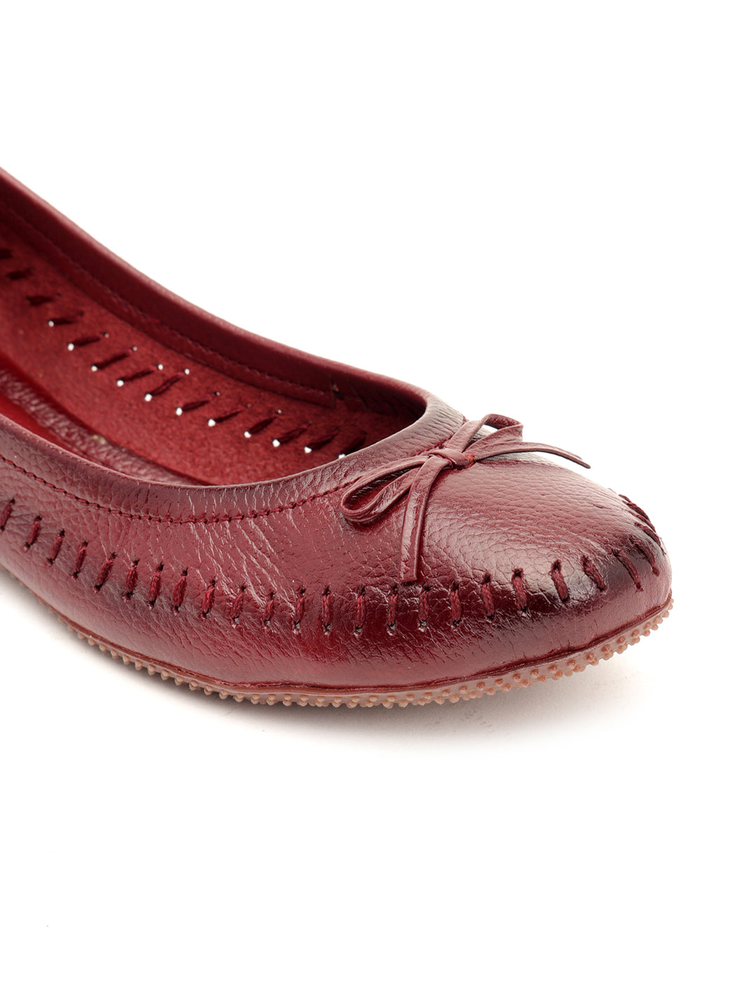 Venus Steps Leather Flat Ballerinas