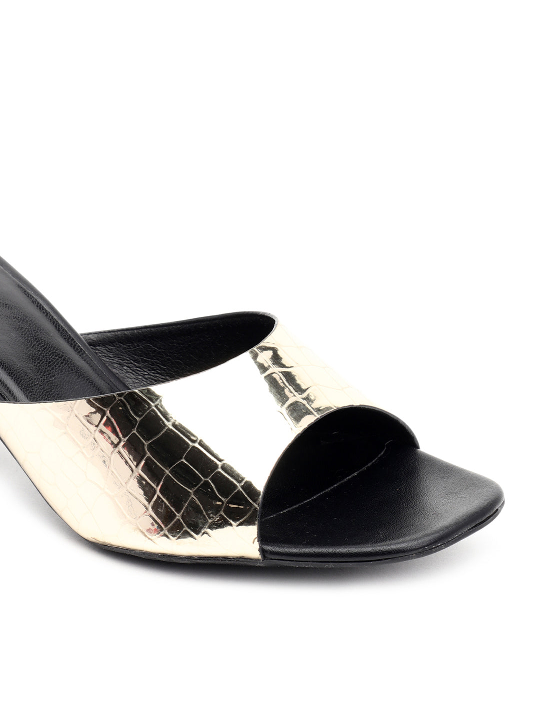 Venus Steps Glossy Block heel Slippers