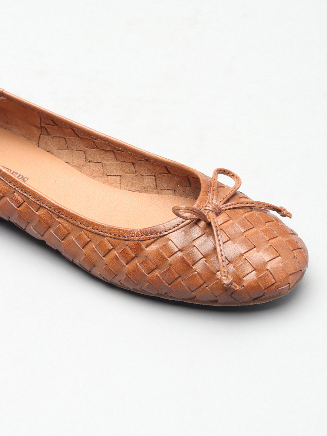 Casual Textured Ballerinas