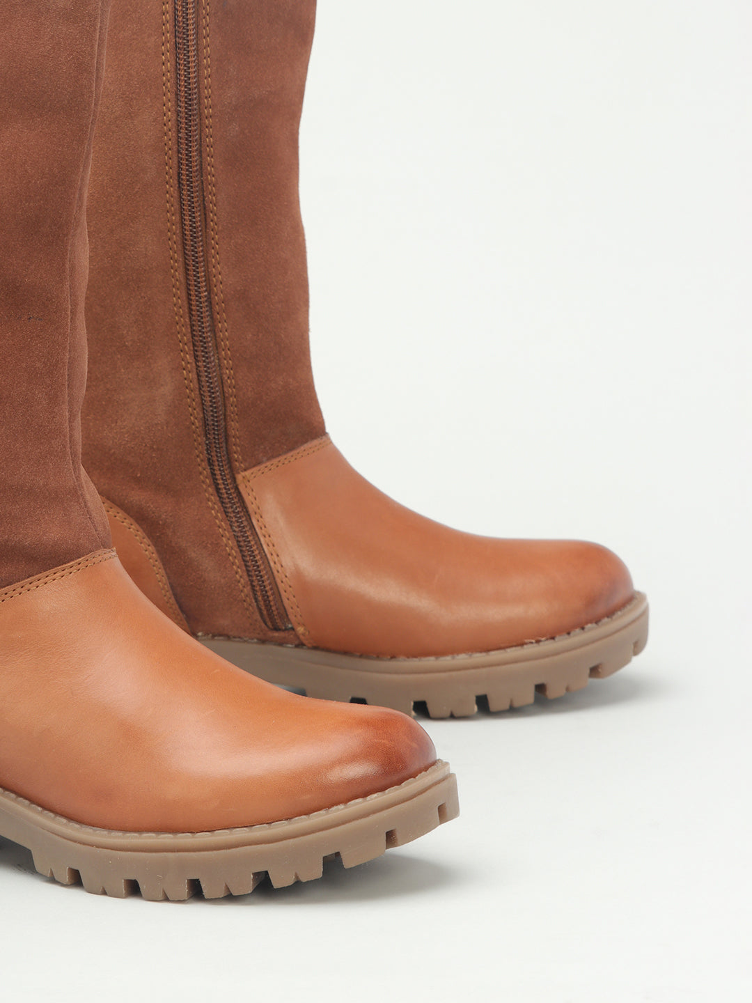 Venus Kids Round Toe Nappa/Matt Boots