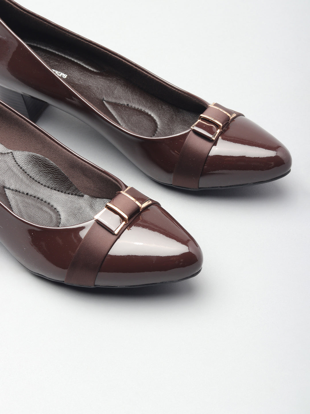 Womens Patent/Glossy Kitten Ballerinas