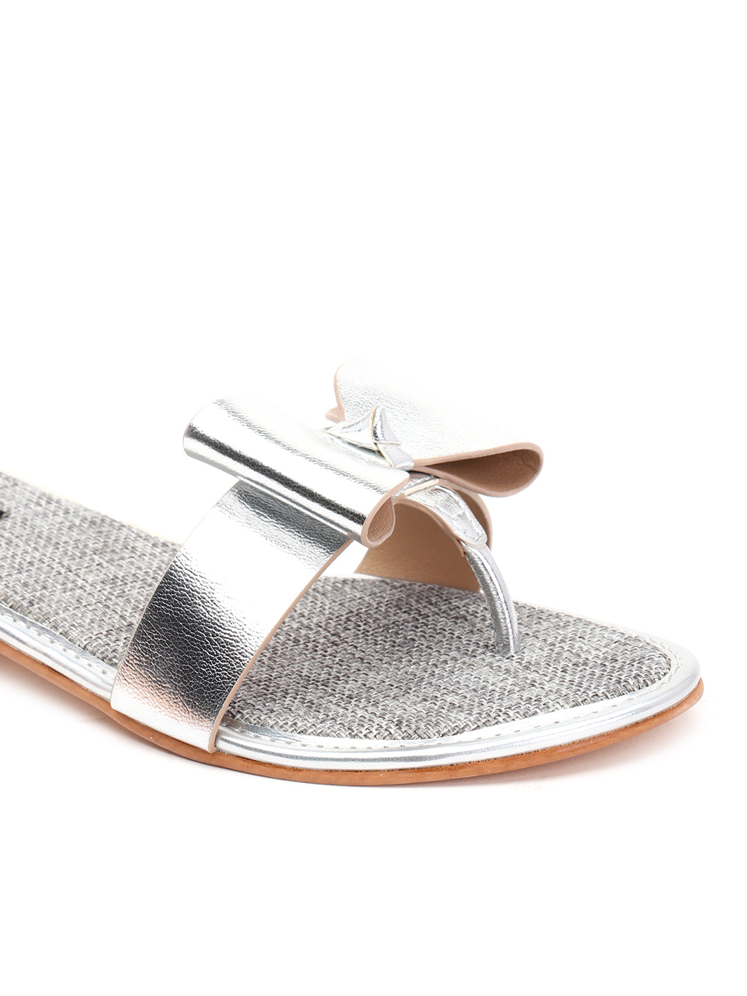 Venus Steps Mettalic Flat Chappals