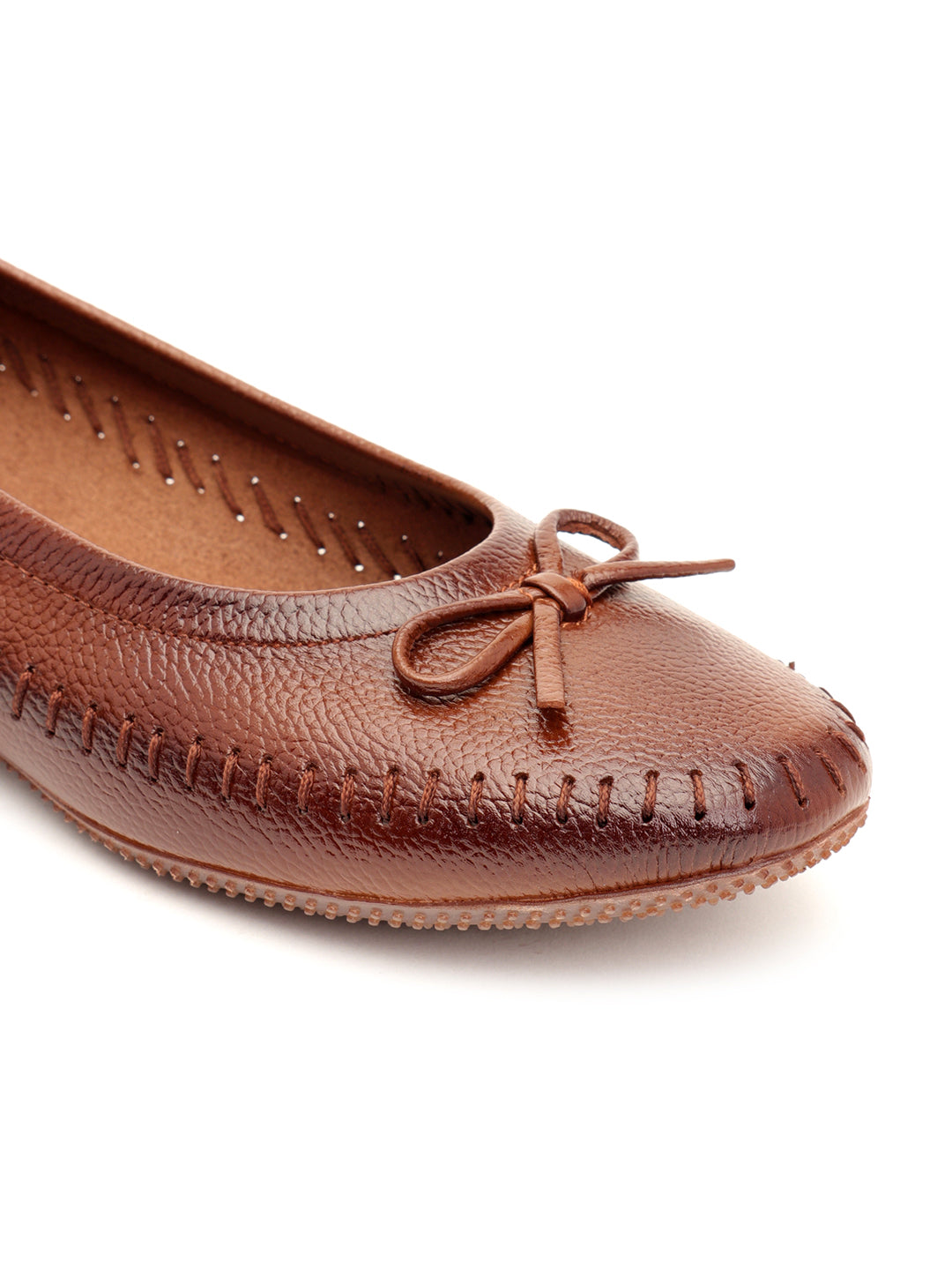 Venus Steps Leather Flat Ballerinas