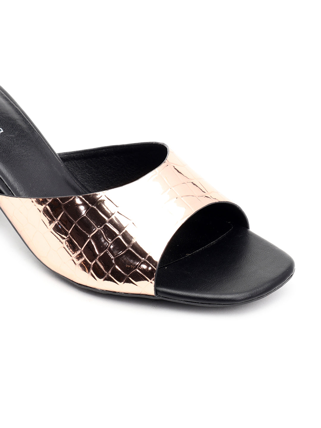 Venus Steps Glossy Block heel Slippers