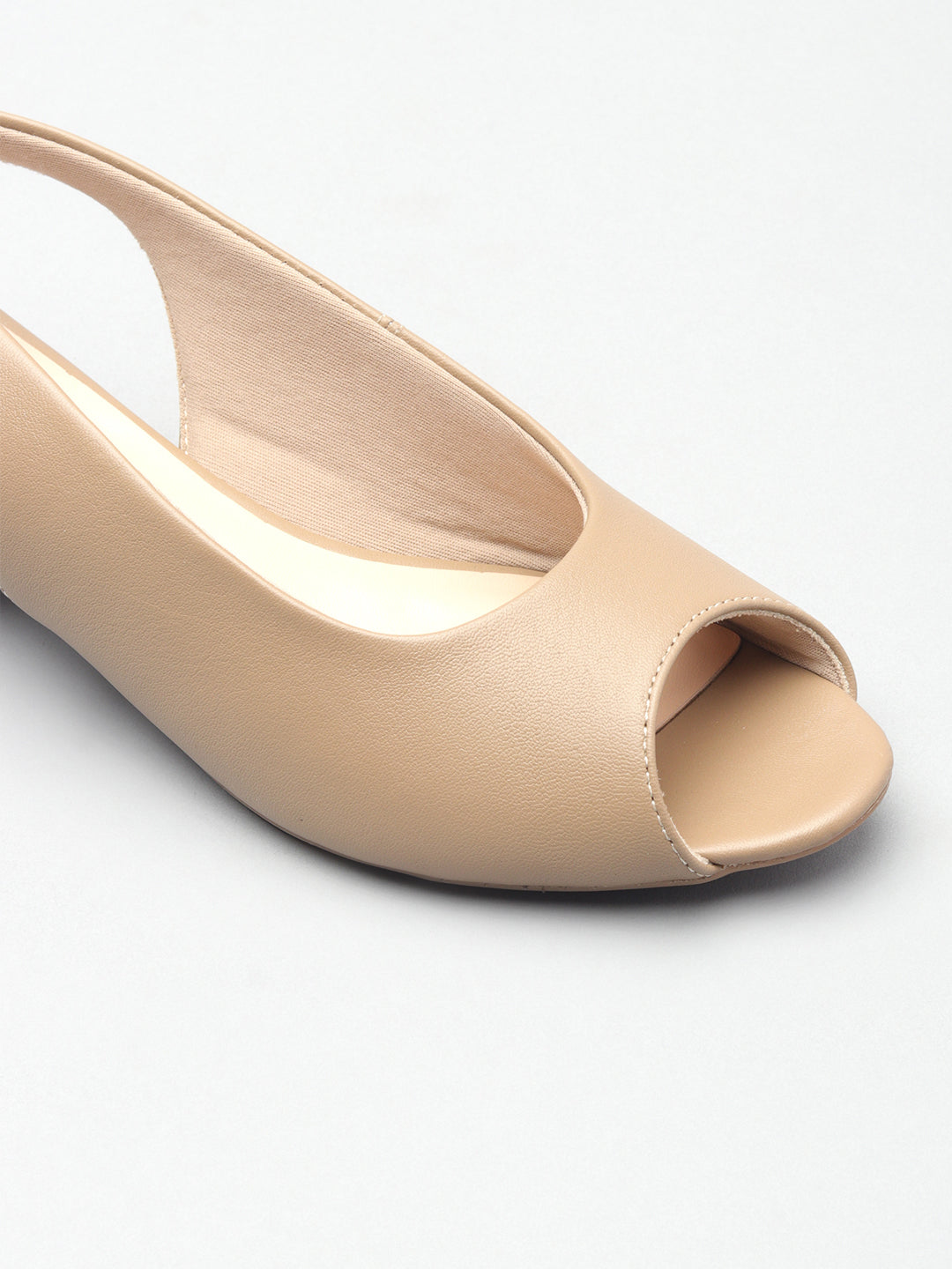 Casual Leather Block Heel Sandals