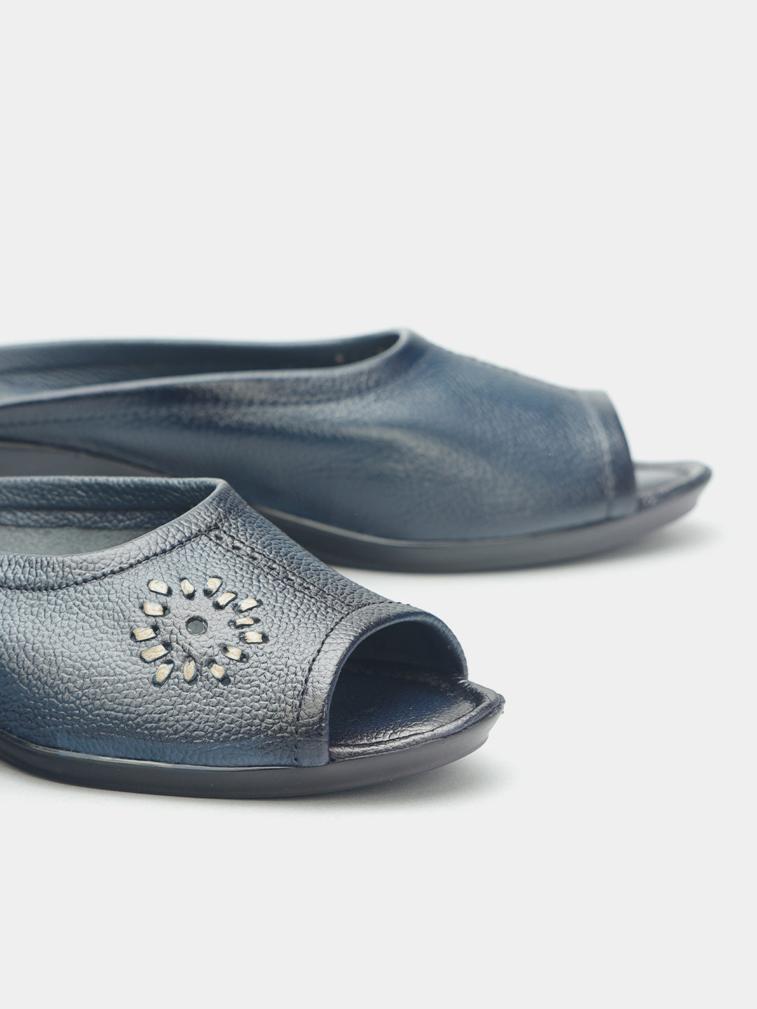 Punja Open Toe Wedge Heel Slippers