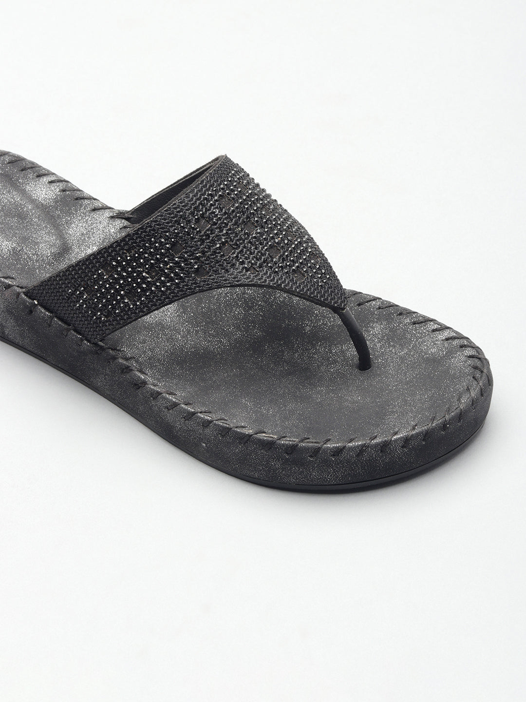 Casual Patent/Glossy Chappals Flat